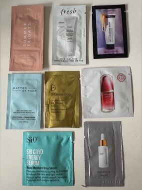 3/$15 Skincare Cleanser & Serum Sample Set (Inkey List, Fresh, Shiseido, etc.)